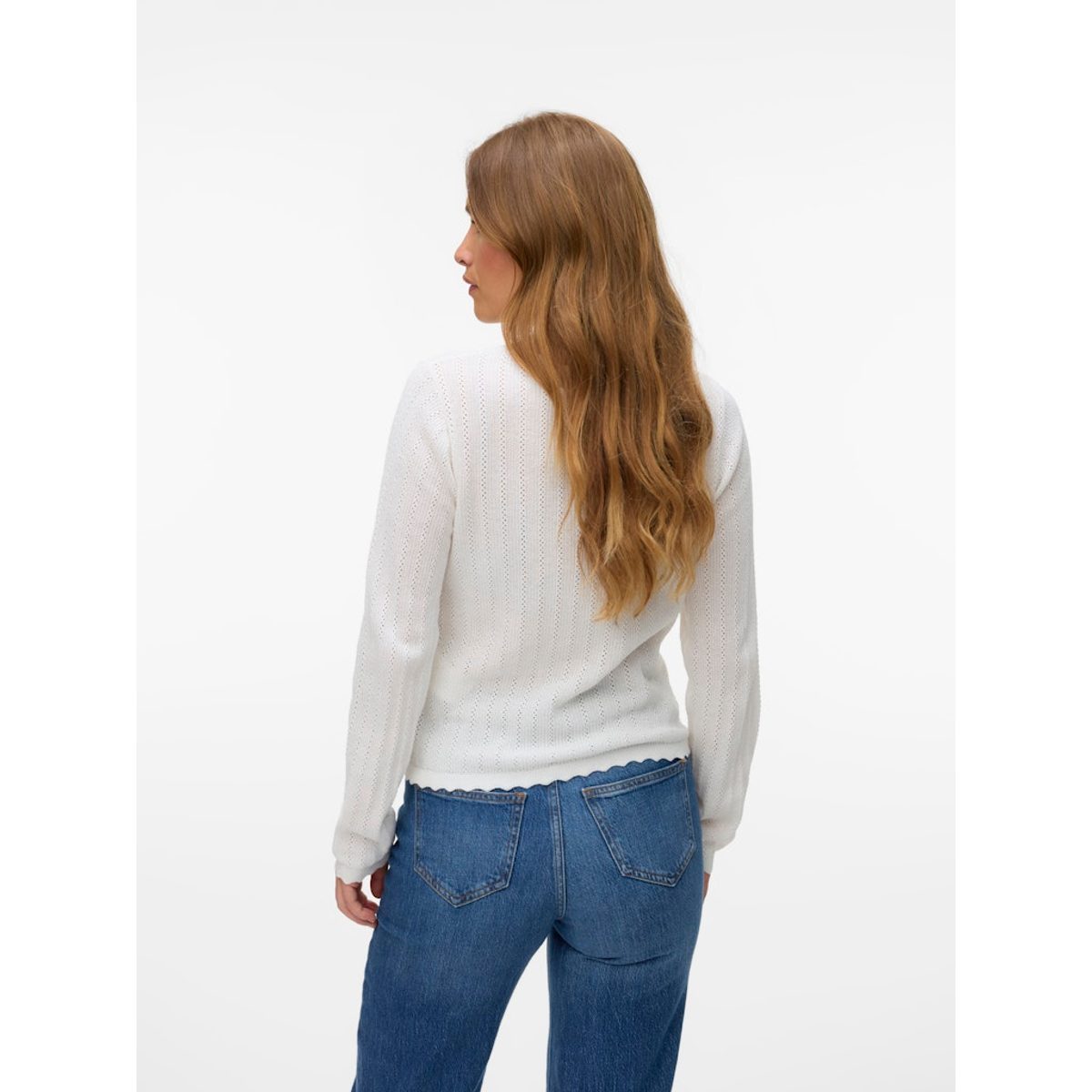 POINTELLE V-NECK CARDIGAN 4