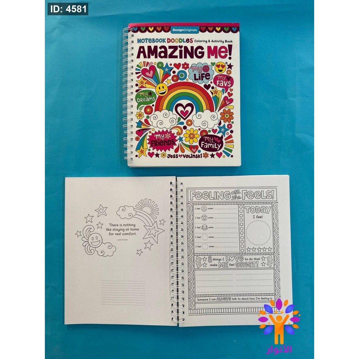 DesignOriginals NOTEBOOK DOODLES Coloring & Activity Book AMAZİNG Me!
