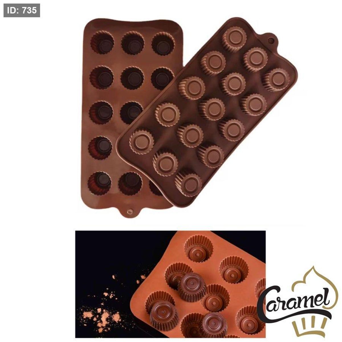 قالب سيليكون للشوكولاته