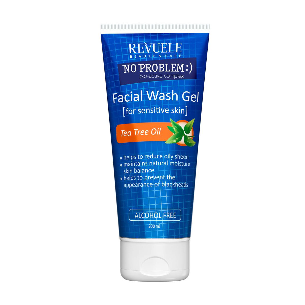 REVUELE NO PROBLEM Washing Gel with Tea Tree Oil-200ml