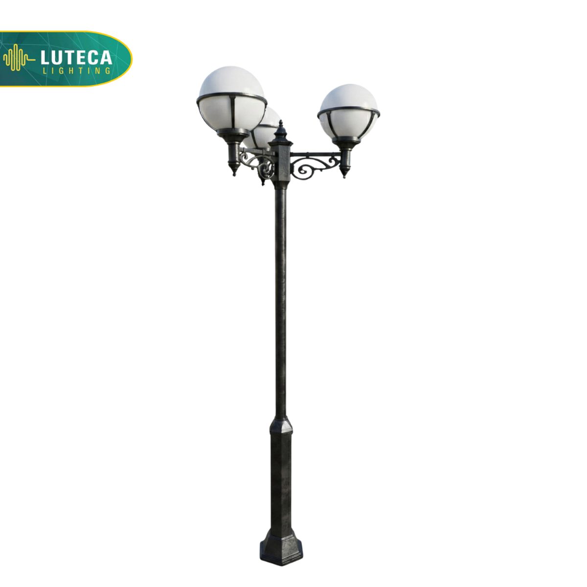 فانوس عامود ثلاثي طابة LUTECA 7500-007