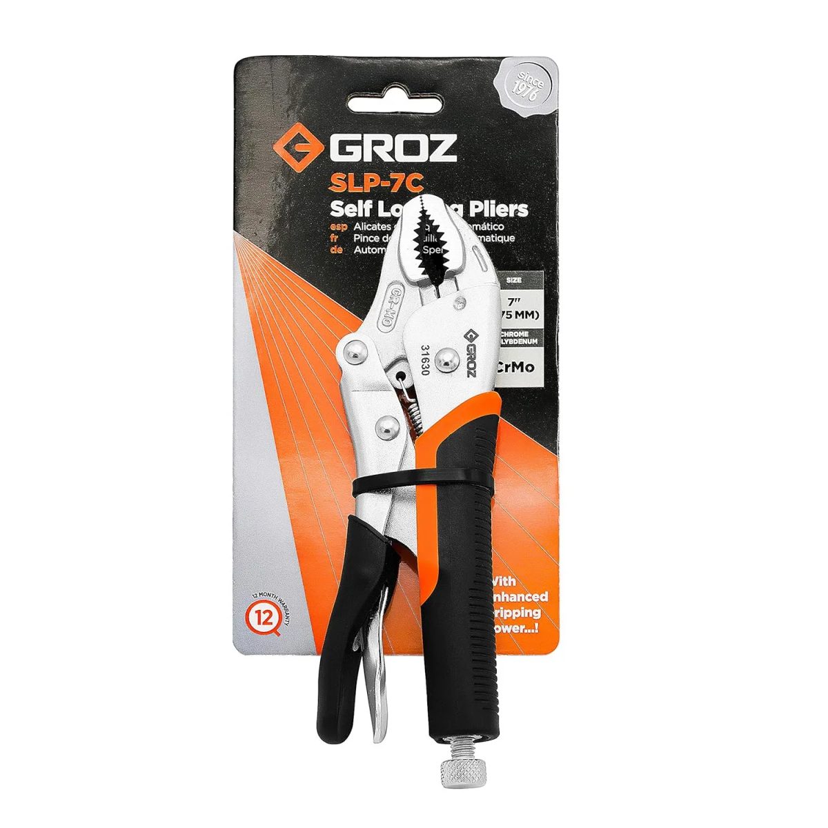 GROZ  SLP/7C Self-Locking Pliers-زرادية كبس 7 انش 4
