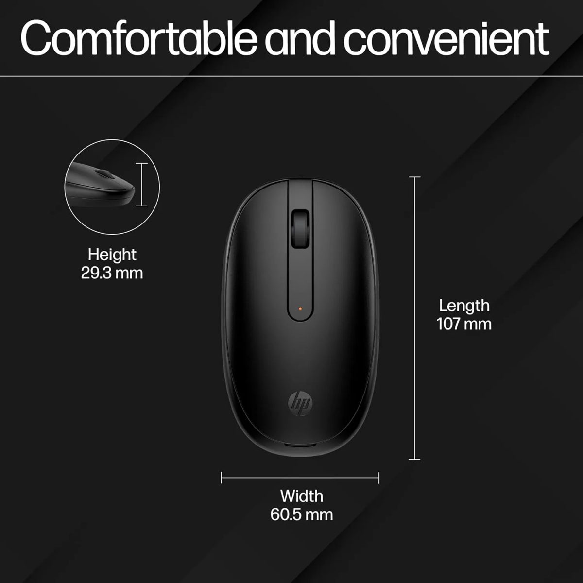 HP 240 Black Bluetooth Mouse (3V0G9AA)ماوس بلوتوث اسود 3