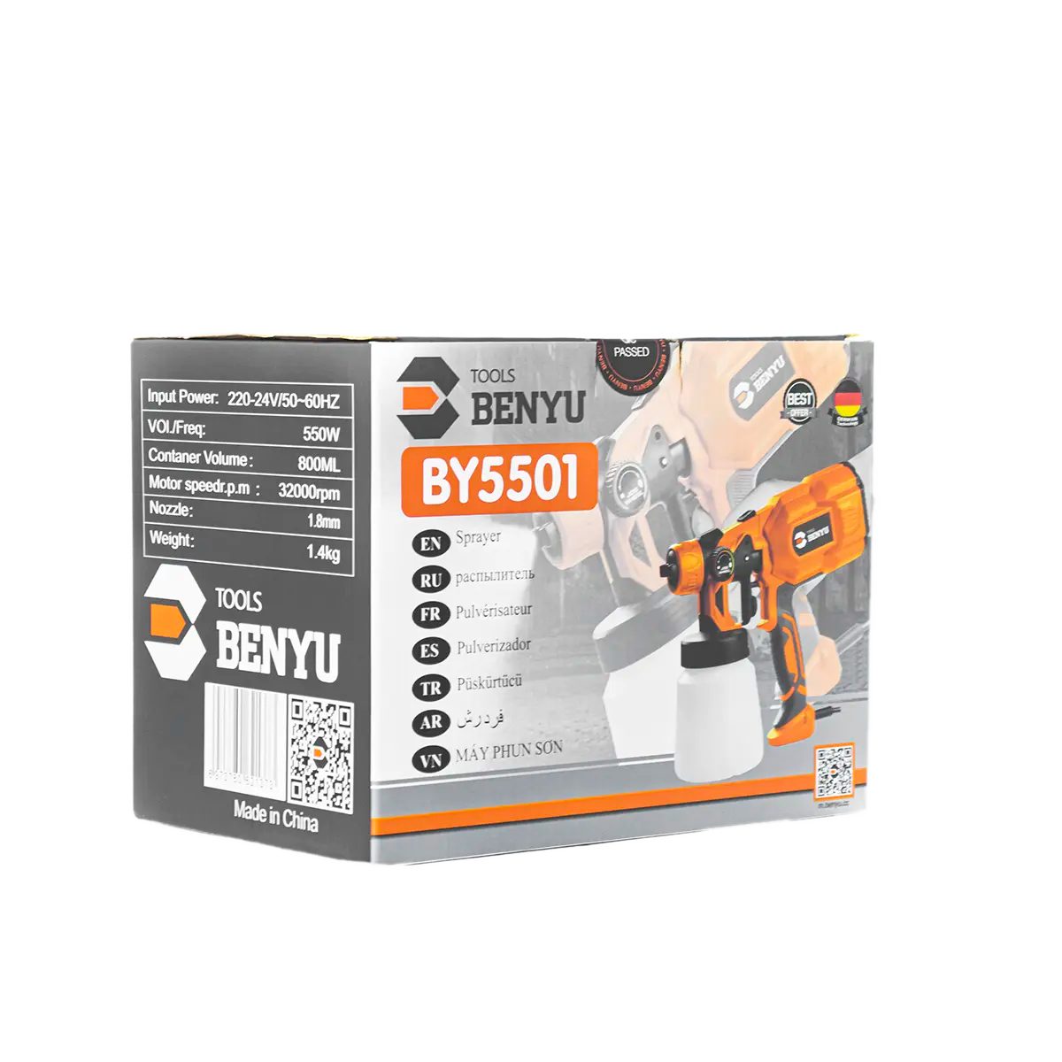 BENYU BY5501 – فرد رش دهان 550 واط 3
