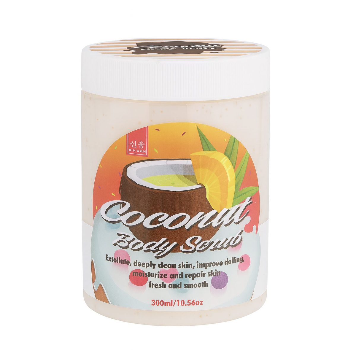 Coconut Body Scrub (مقشر الجسم بجوز الهند) بحجم 300 مل