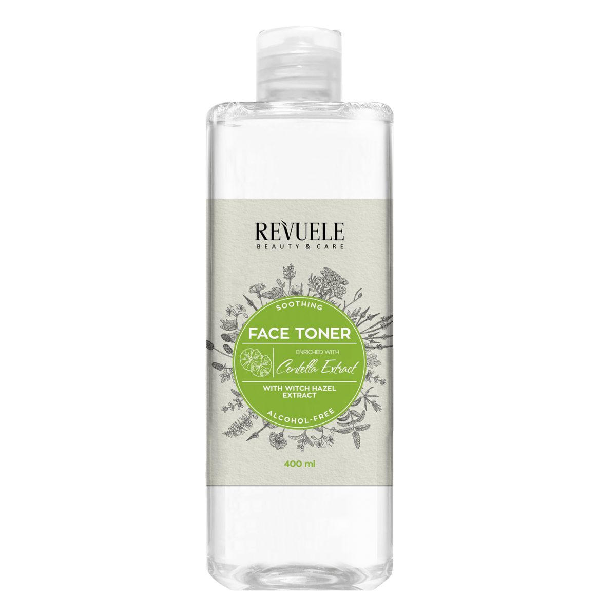 REVUELE WITCH HAZEL TONER with Centella Extract-400ml