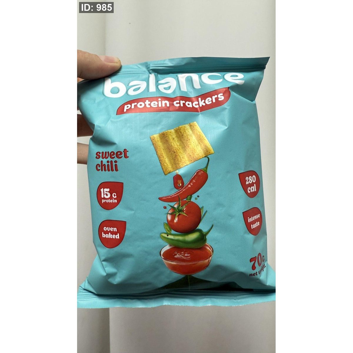 Balance شيبس رقائق مقرمشة بالشطة عالية البروتين 70غرام