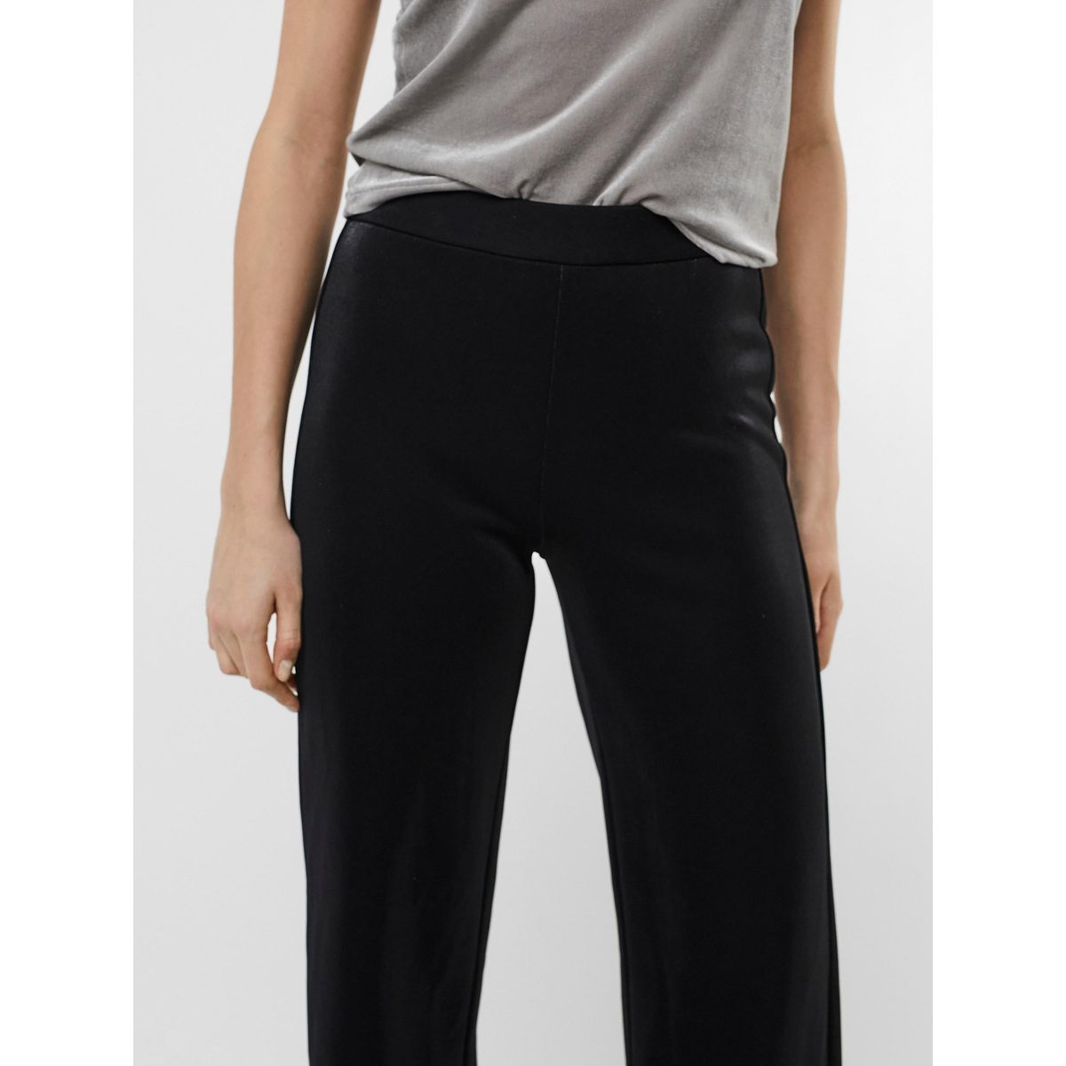 MID RISE STRAIGHT SHIMMER PANT 4