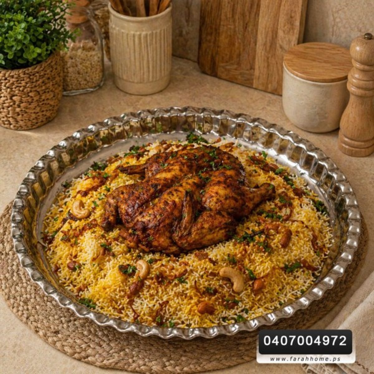 سدر ستانلس ستيل ثقيل حجم XL مقاس 50 سم حيف وربات
