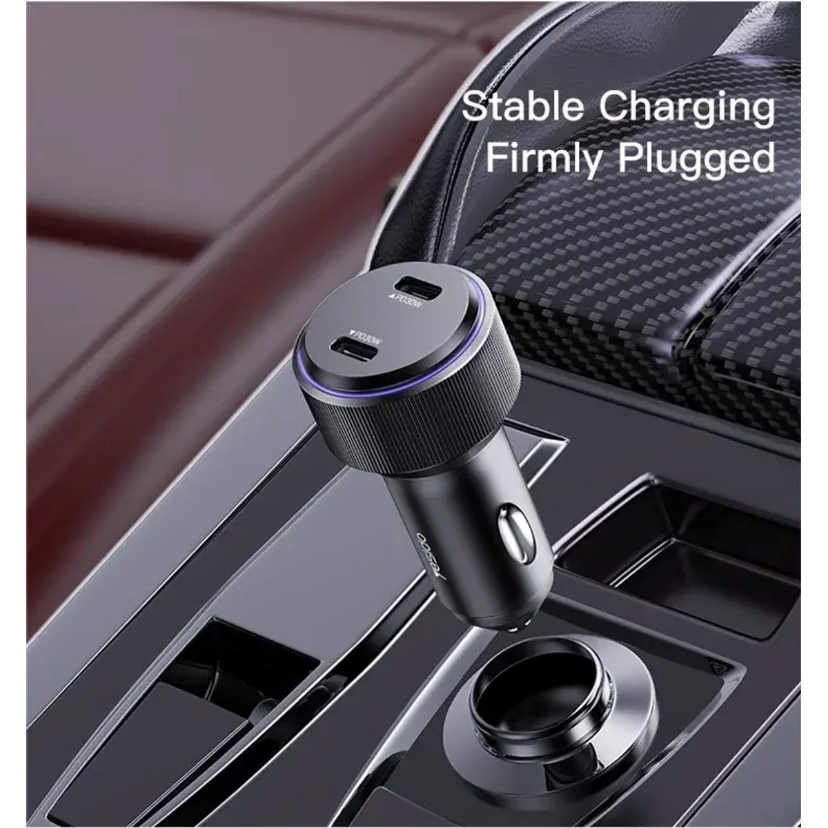 YESIDO Y48 60W High Power Fast Charging Car 3