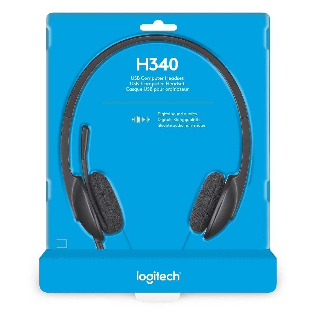 Logitech H340 USB PC Headset with Noise-Cancelling Mic