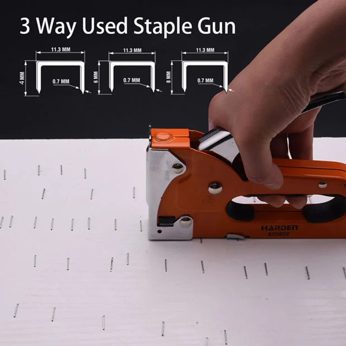 HARDEN 620802 4-8mm Staple Gun- مدبسة 2