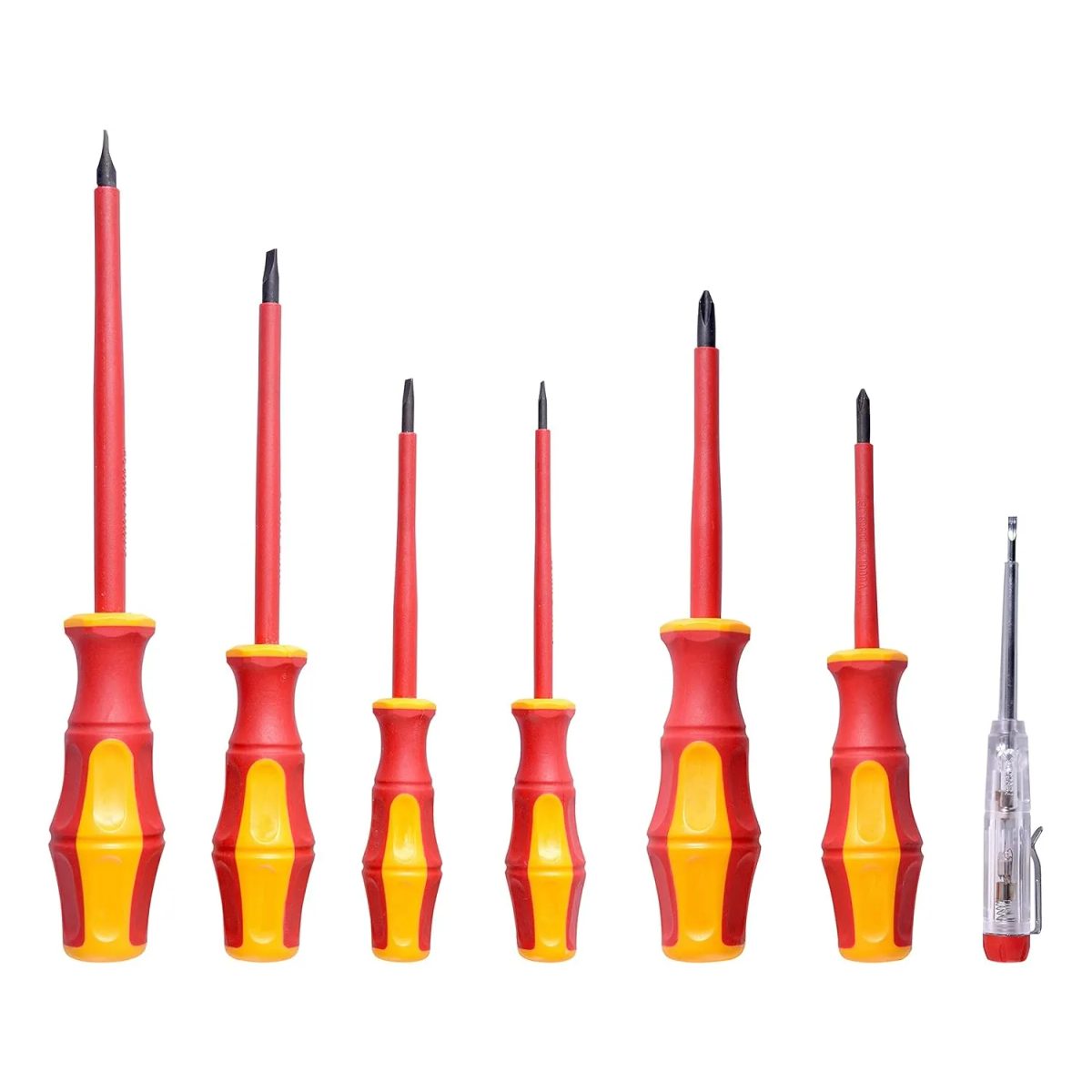 GROZ SCDR/VDE/7/ST 7pc VDE Screwdriver Set طقم مفكات معزول 2