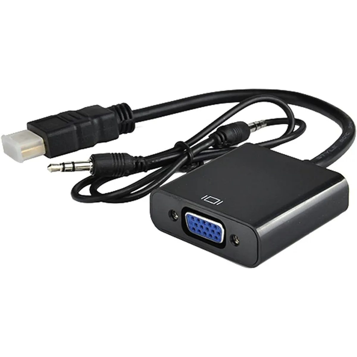 DM CHB021 HDMI TO VGA+3.5mm Converter- تحويلة