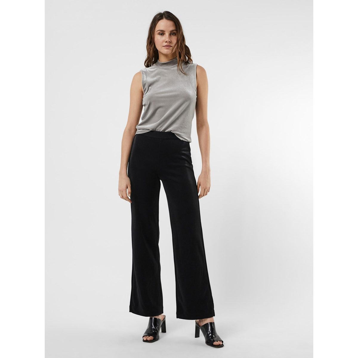 MID RISE STRAIGHT SHIMMER PANT 3