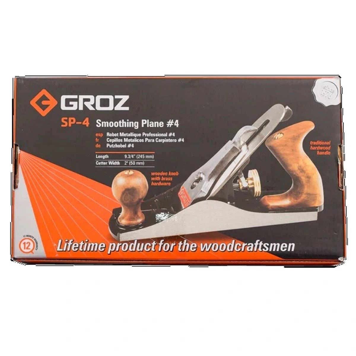 GROZ SP/4 MOOTHING BENCH PLANE 2