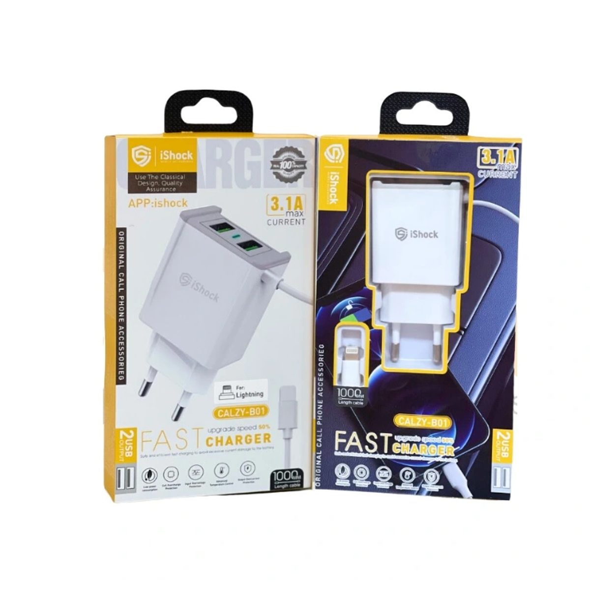 iShock Is-t04 Mobile Charger for lightning – شاحن موبايل مع وصلة لشحن ايفون