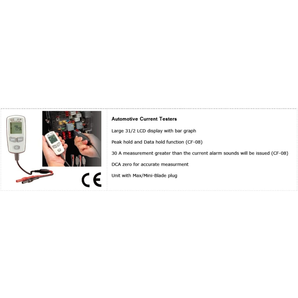 CEM CF-06 Automotive Current Testers-جهاز فحص التيار في الدائة الكهربائية للسيارة (30 امبير) 2