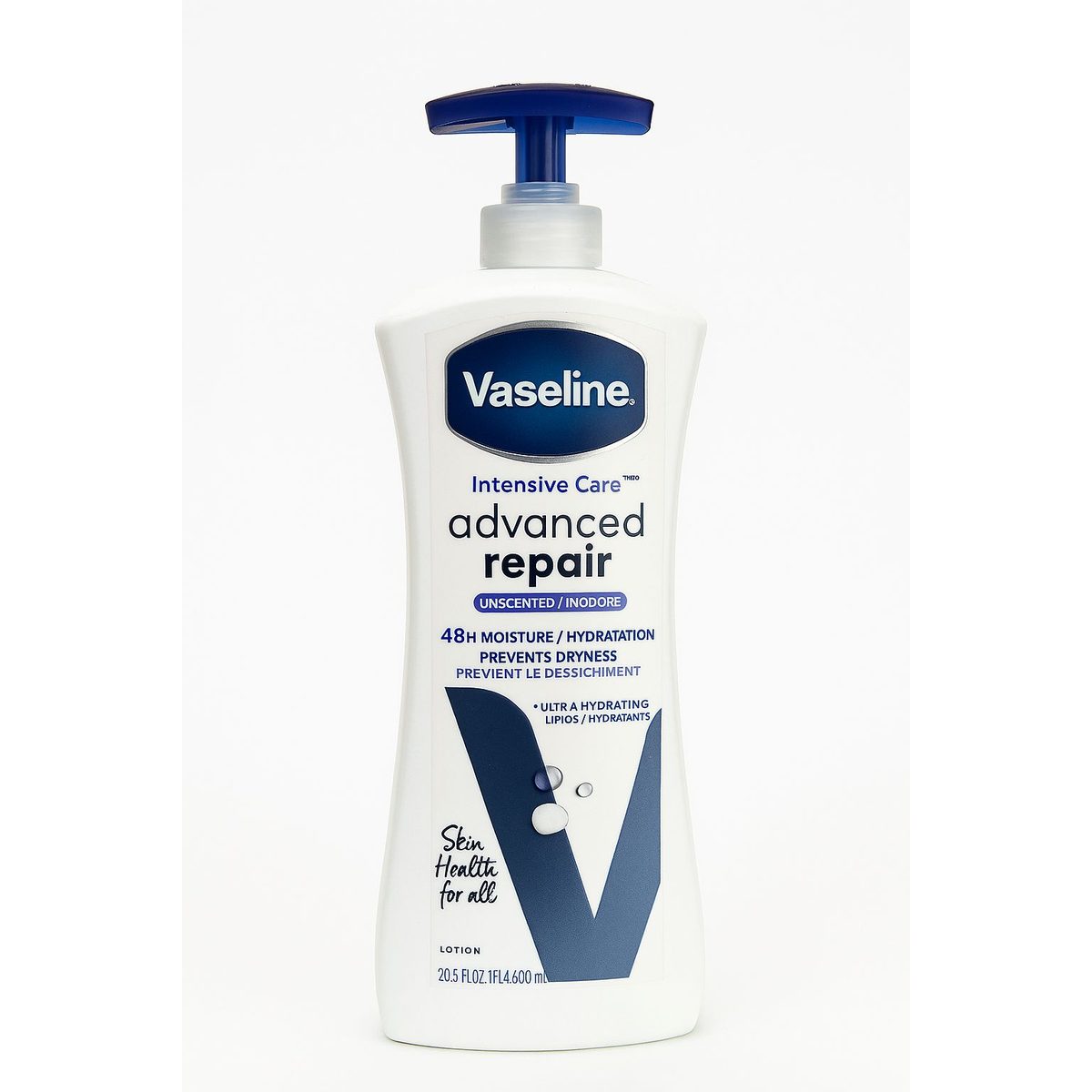 Vaseline Intensive Care – الإصلاح المكثّف يوفر ترطيباً عميقاً يدوم حتى 48 ساعة يعالج البشرة شديدة الجفاف ويعيد مرونتها خ