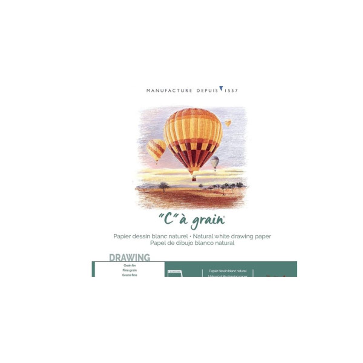 دفتر رسم كانسون 30 ورقة 224 غرام حجم صغير A4