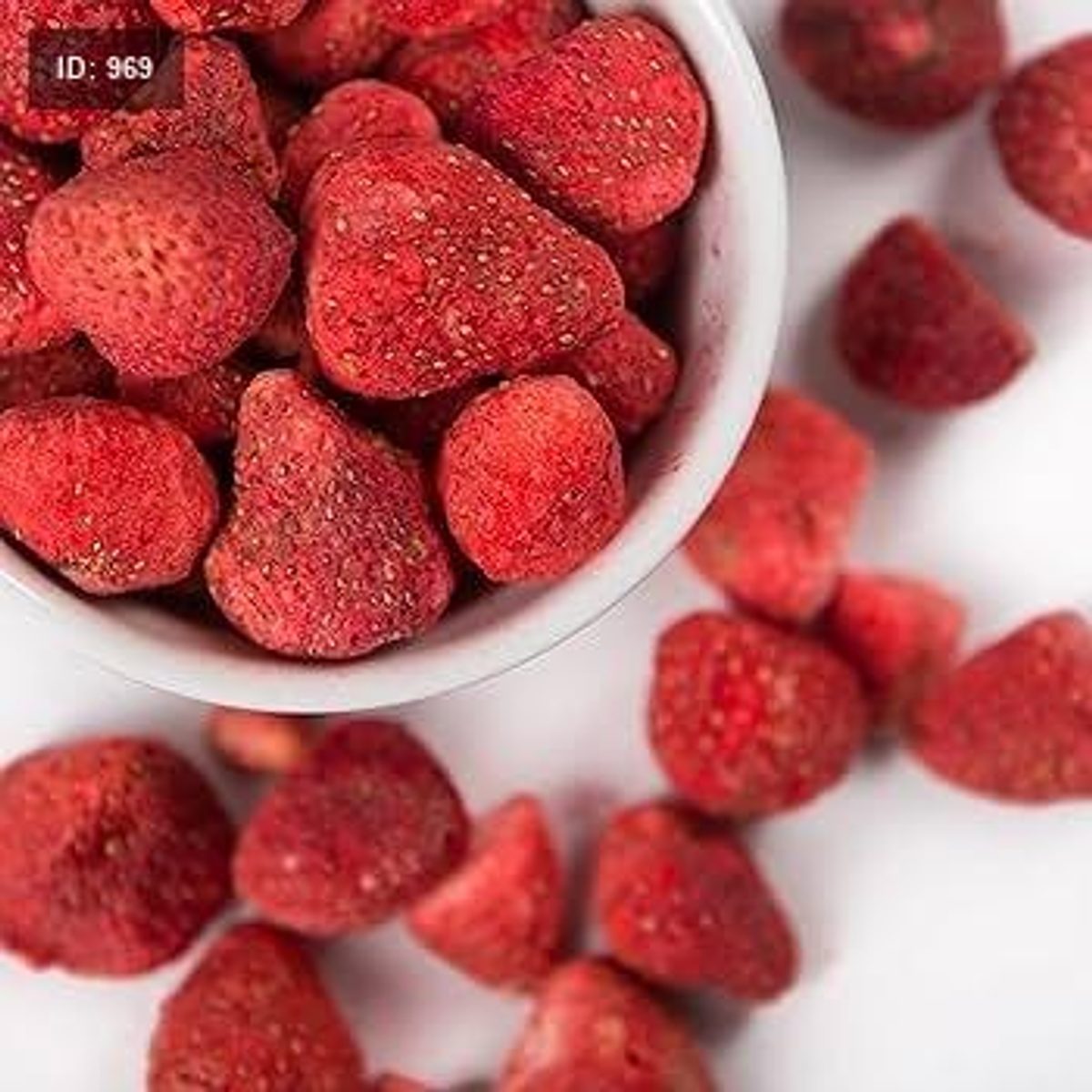 فراولة مجفف بالتبريد (مقرمش)