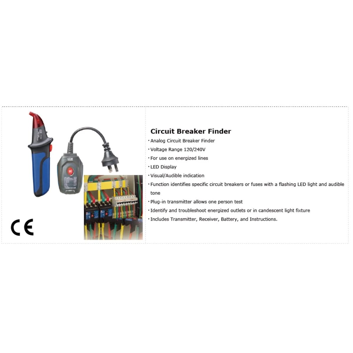 CEM CT-230A Circuit Breaker Finder-جهاز تحديد قاطع الكهرباء 2