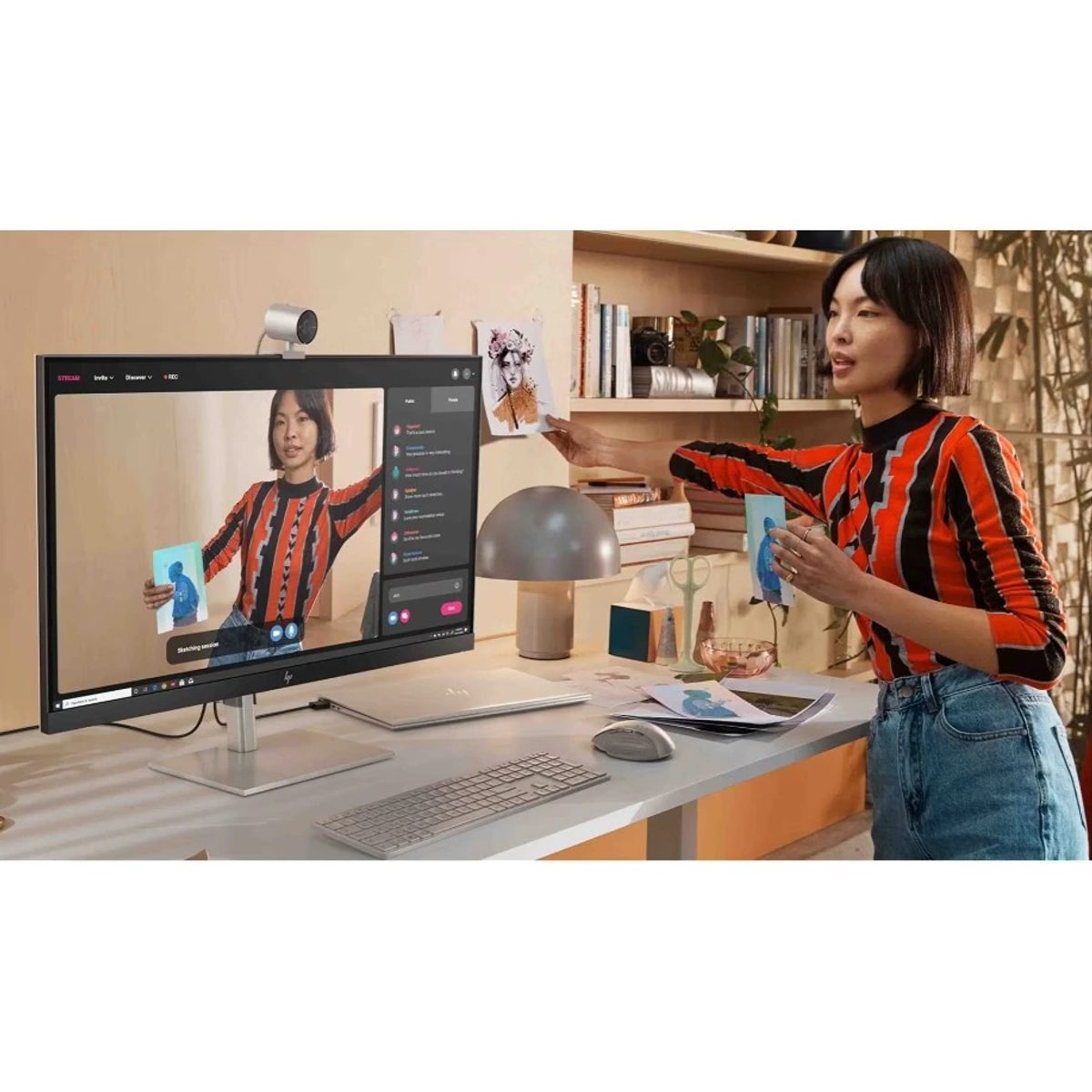 HP 950 UHD 4K Webcam (4C9Q2AA) كاميرا ويب احترافية 4