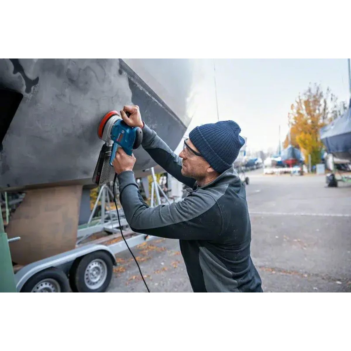 BOSCH GEX 34-150-ماكينة حف 340 واط 3