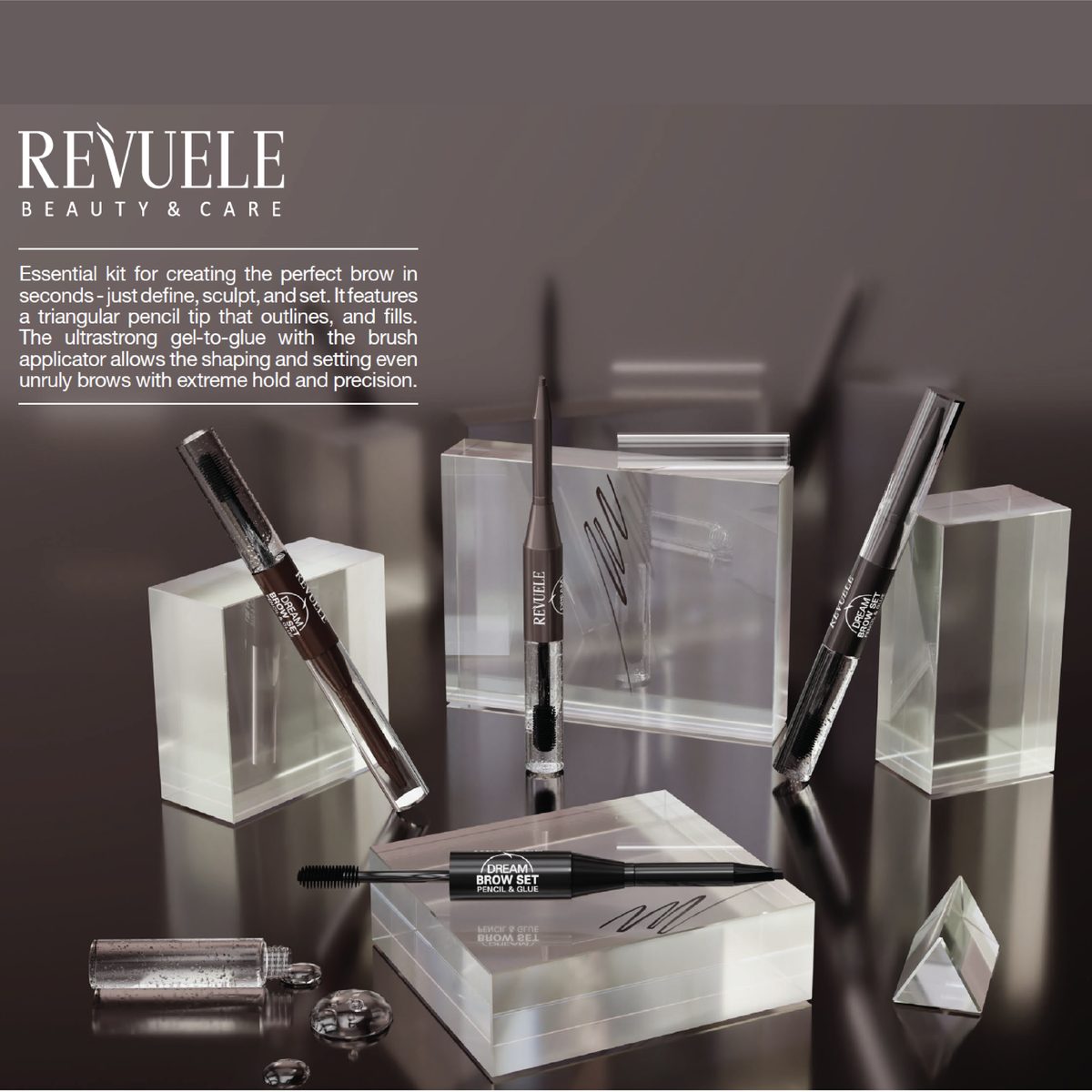Revuele Brow Set - Pencil & Glue 2