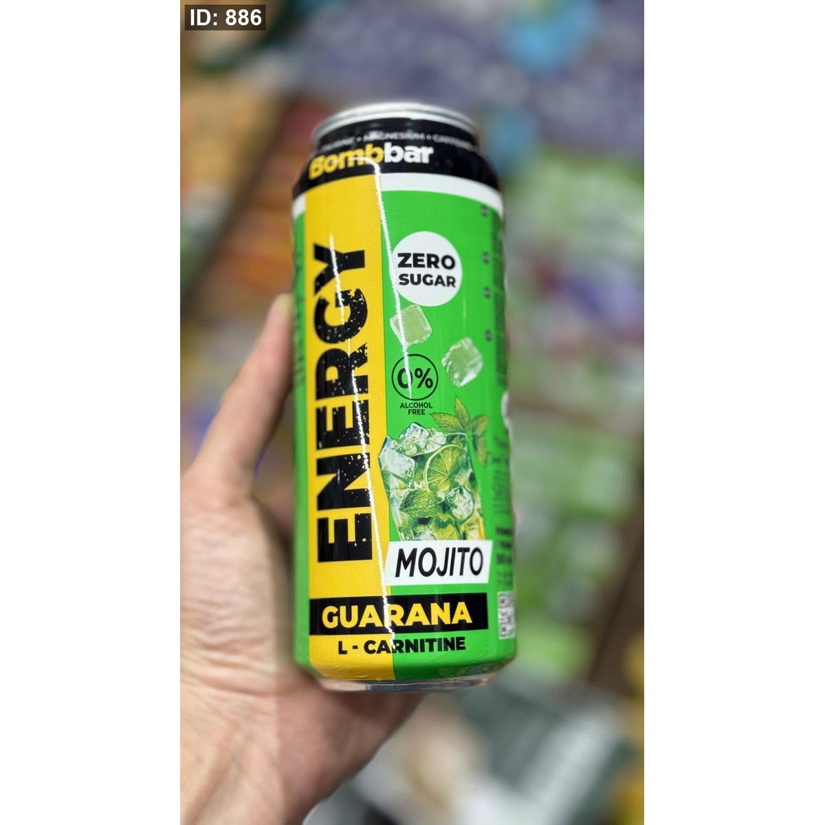 مشروب طاقة (GUARANA) الكارنتين بنكهة الموخيتو بدون سكر غني بالمغنيسيوم والكافيين والتورين وزنه 500 مل