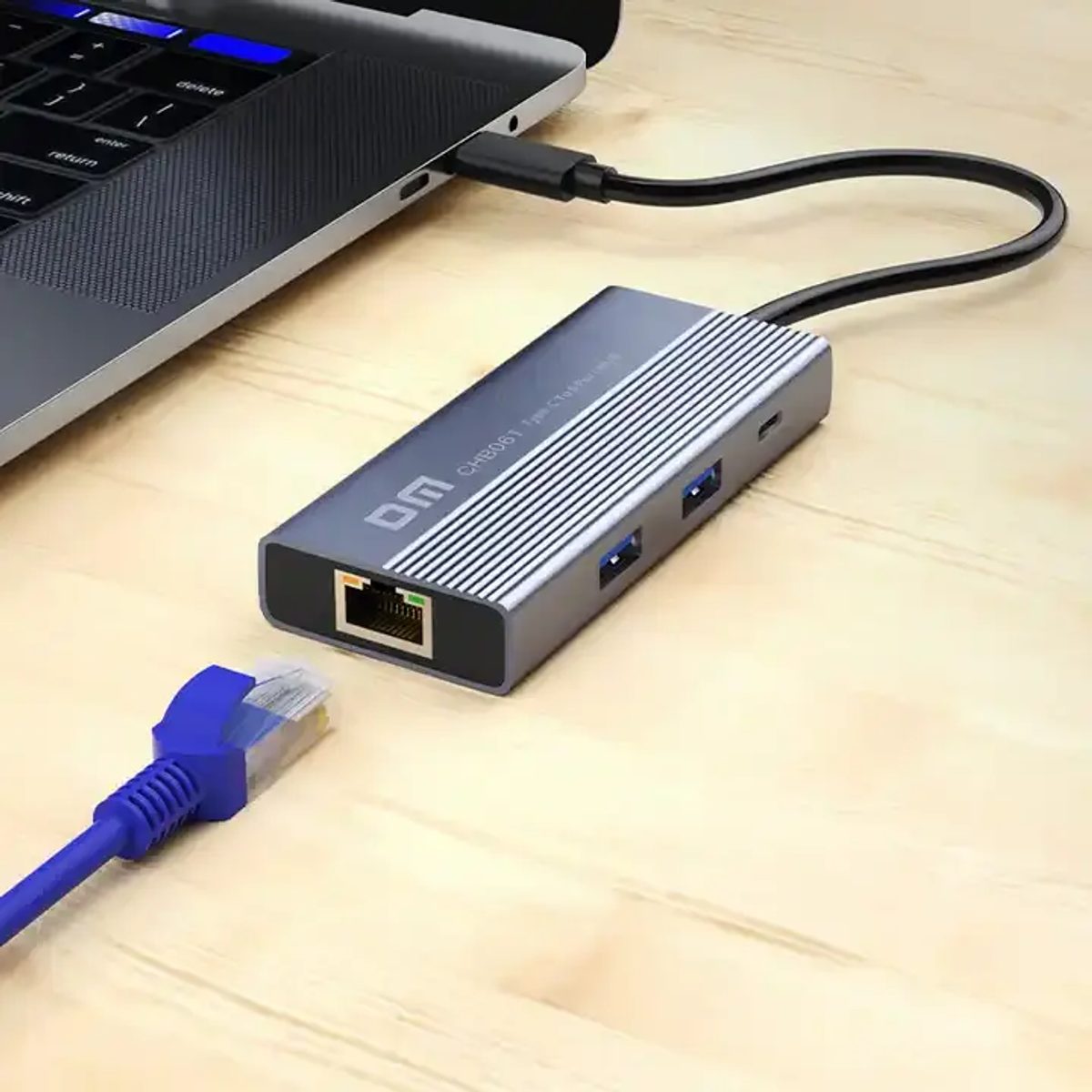 DM CHB061 Type C to 6 Port Hub  موزع 2
