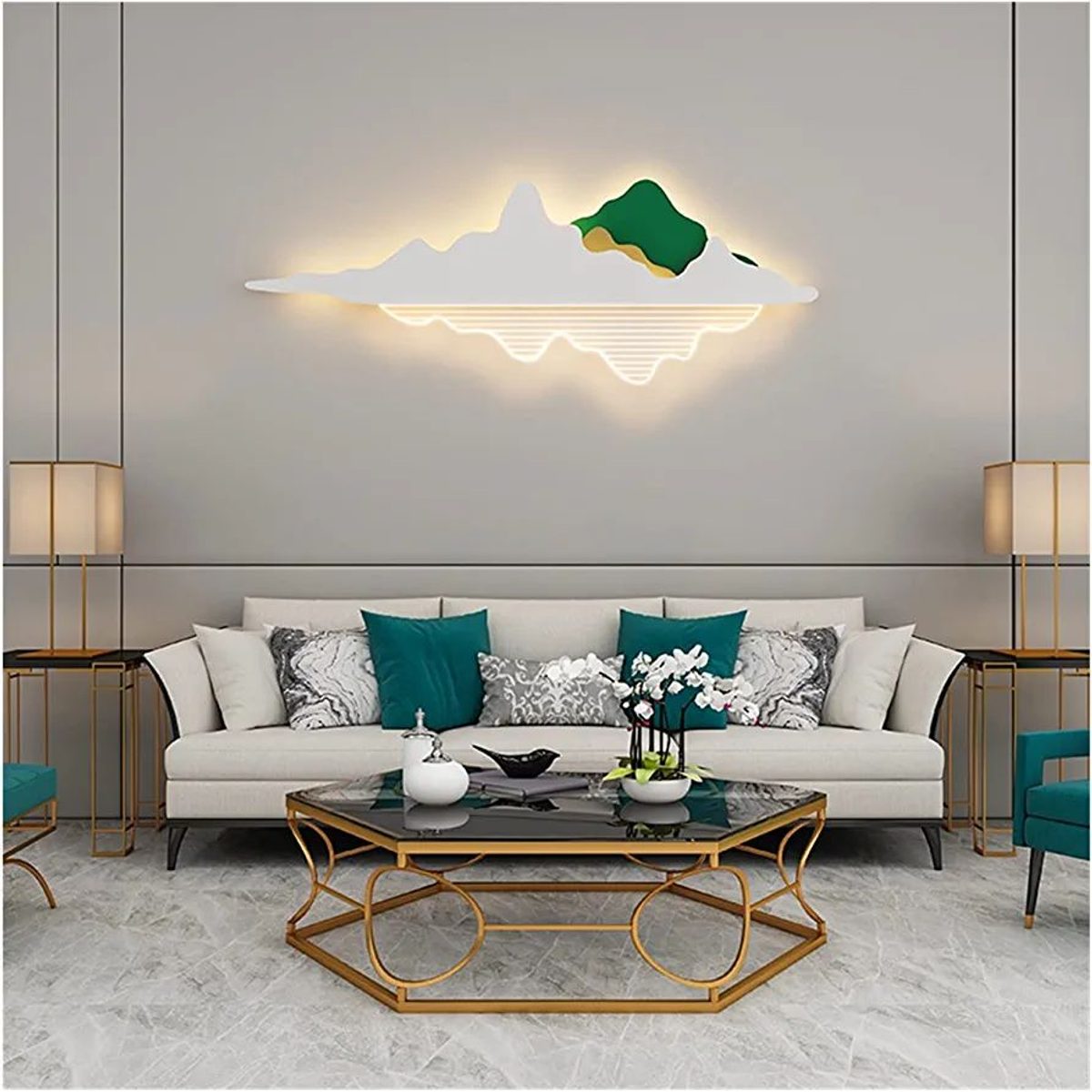 ثرية جنب B6039 4000K 24W 135*48CM 2