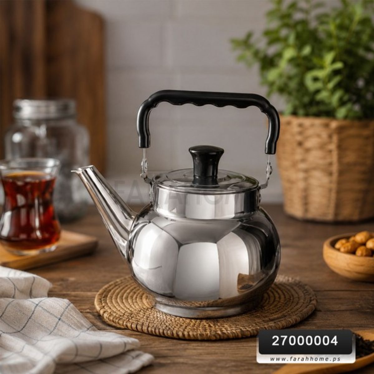 اباريق/ابريق شاي ستانلس ثقيل 0.5 Lلتر