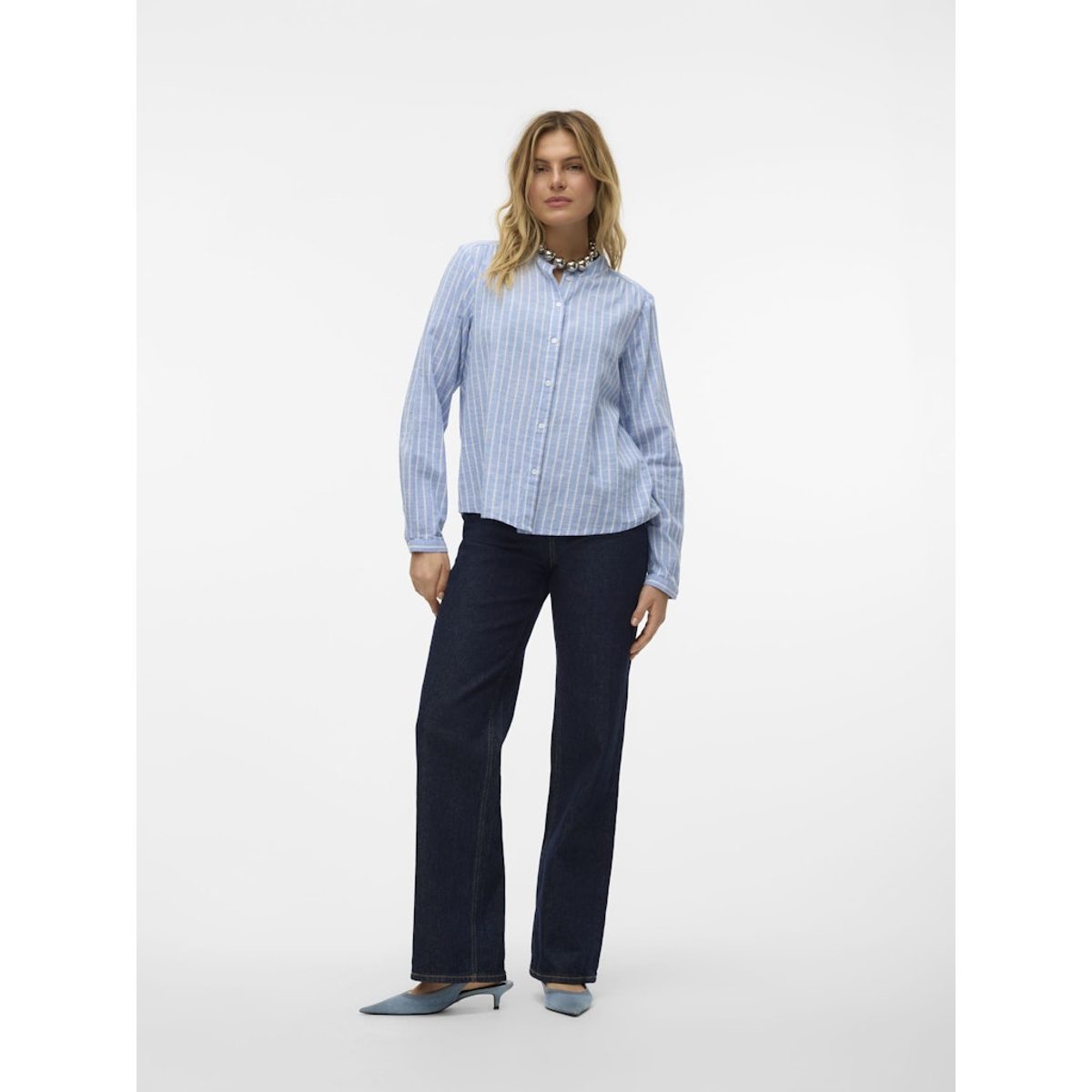 Light Blue Striped Shirt 3