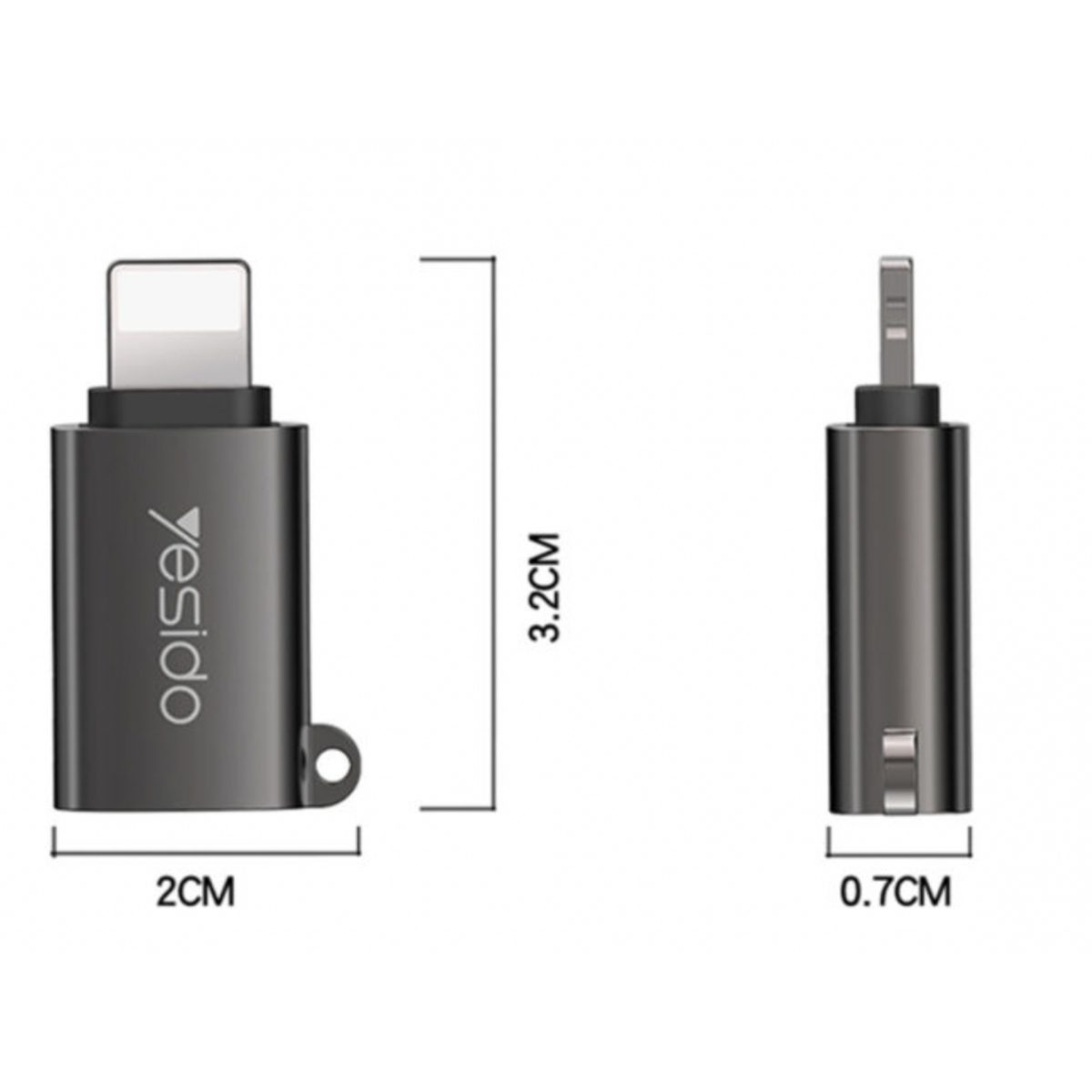 YESIDO GS14 Lightning To USB 3.0 OTG Adepter – وصلة نقل البيانات للايفون الى usb 2