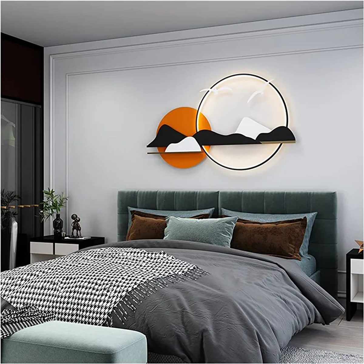 ثرية جنب B6036 / D1000 4000K 24W 100*50CM 2