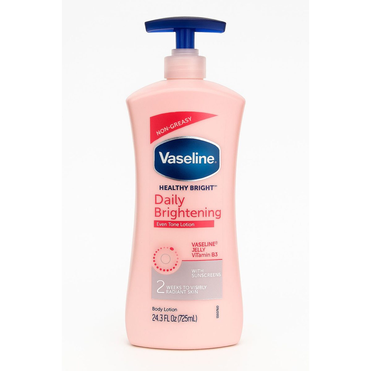 Vaseline Healthy Bright – لوشن التفتيح اليومي يمنح بشرتك إشراقة طبيعية خلال أسبوعين فقط يحتوي على فيتامين B3 لتوحيد لون