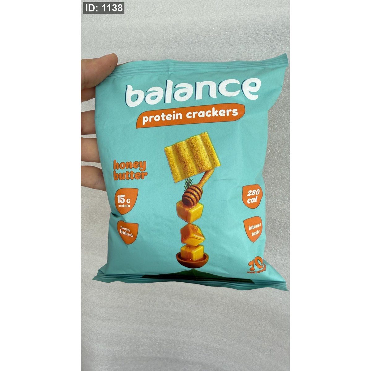 Balance شيبس رقائق مقرمشة بالعسل عالية البروتين وزنه 70غرام