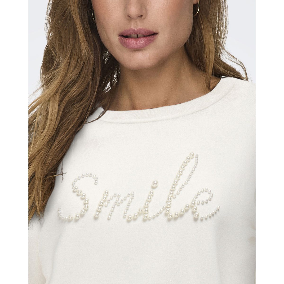 O-NECK PEARL SWEATSHIRT 2