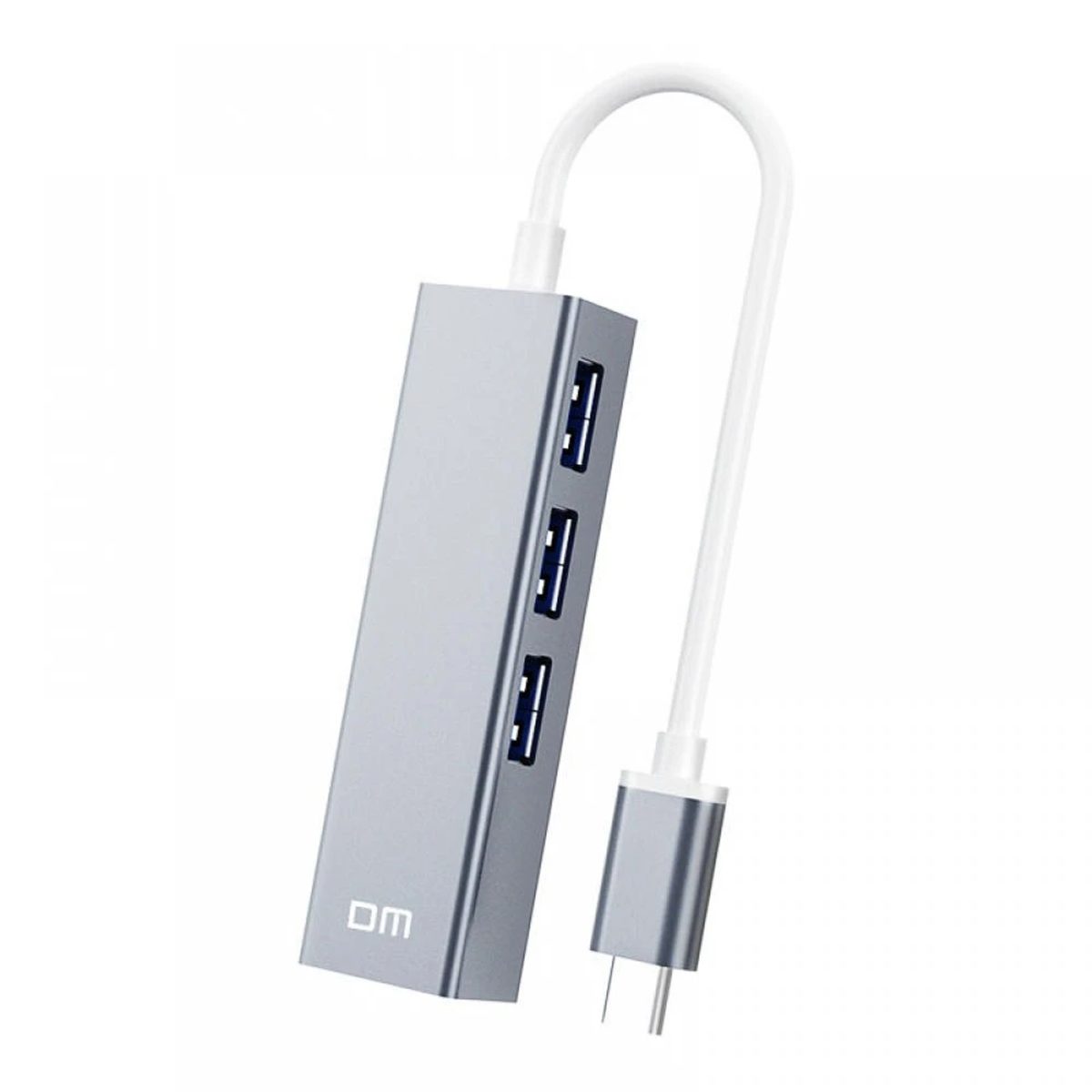 DM CHB013 4 in 1 hub Type C with LAN port موزع تايب سي 2