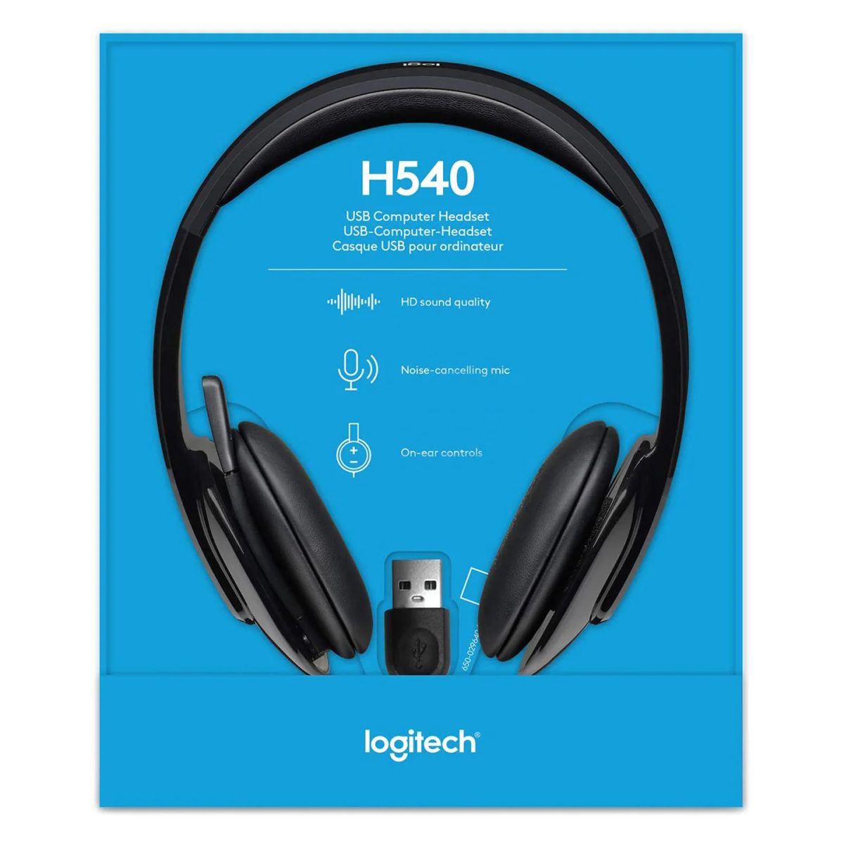 Logitech High-performance USB Headset H540