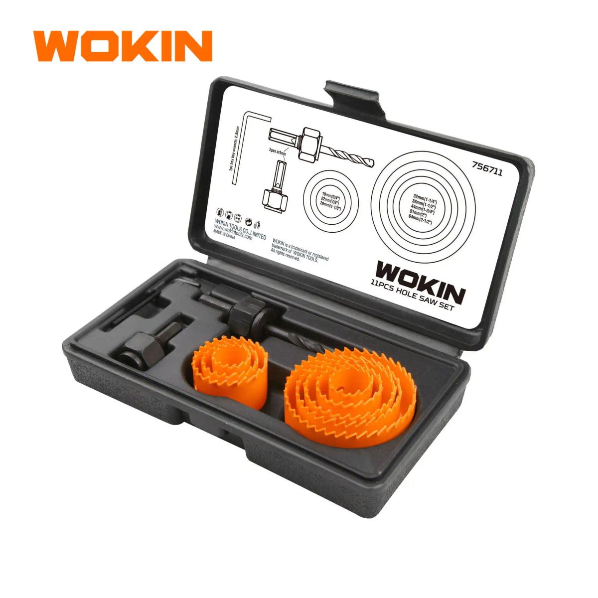 WOKIN 756711-طقم كاس حفر خشب
