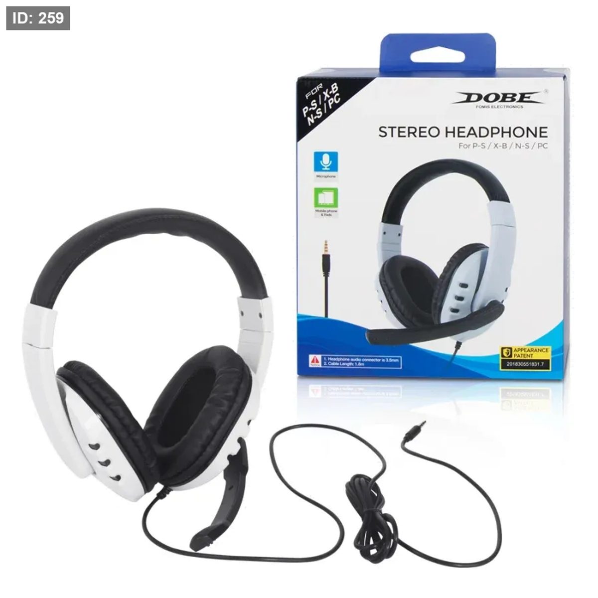 DOBE STEREO HEADPHONE For P-S / X-B / N-S / PC