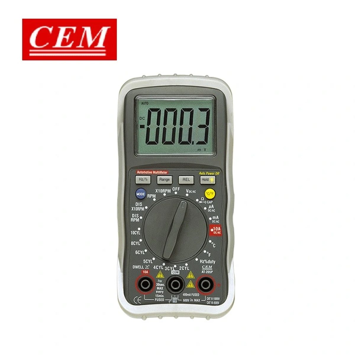 CEM AT-205P Automotive Digital Multimeter provides multi-functions ملتميتر متعدد القياسات للسيارات