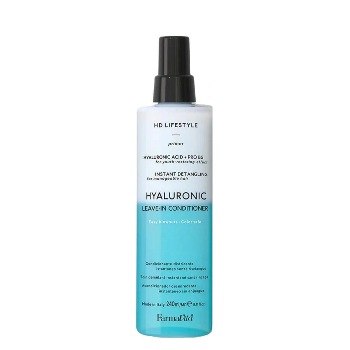 FARMAVITA HD Life Style HYALURONIC LEAVE-IN CONDITIONER — بلسم بدون شطف بحمض الهيالورونيك يمنح ترطيب عميق ويسهل التصفيف