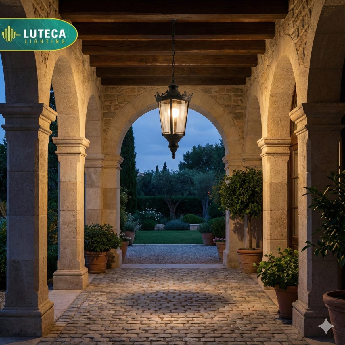 فانوس تعليق اسود LUTECA 9500-003 4