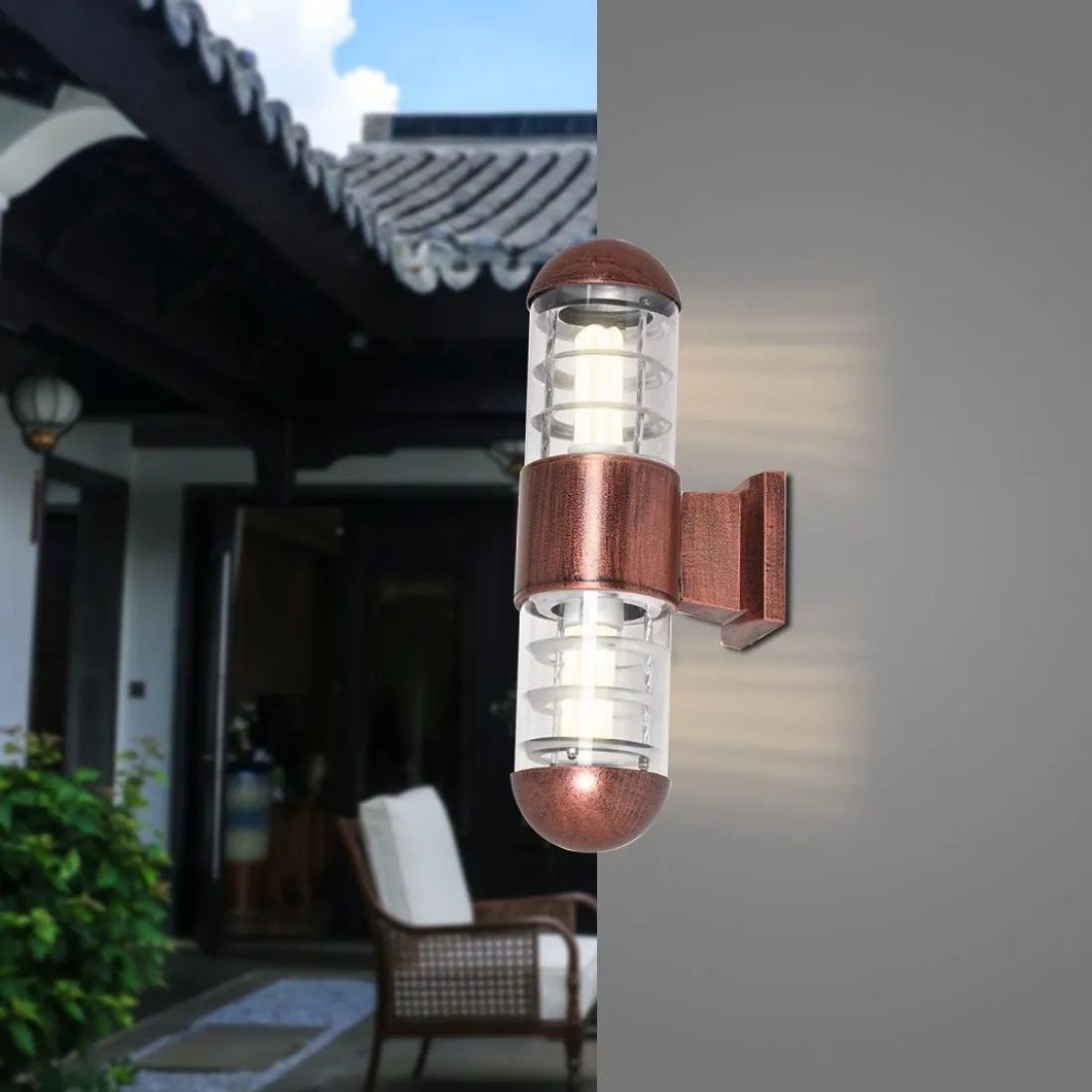 فانوس اب داون 8049 - 2 W  نحاسي  سوبر سونيك 2