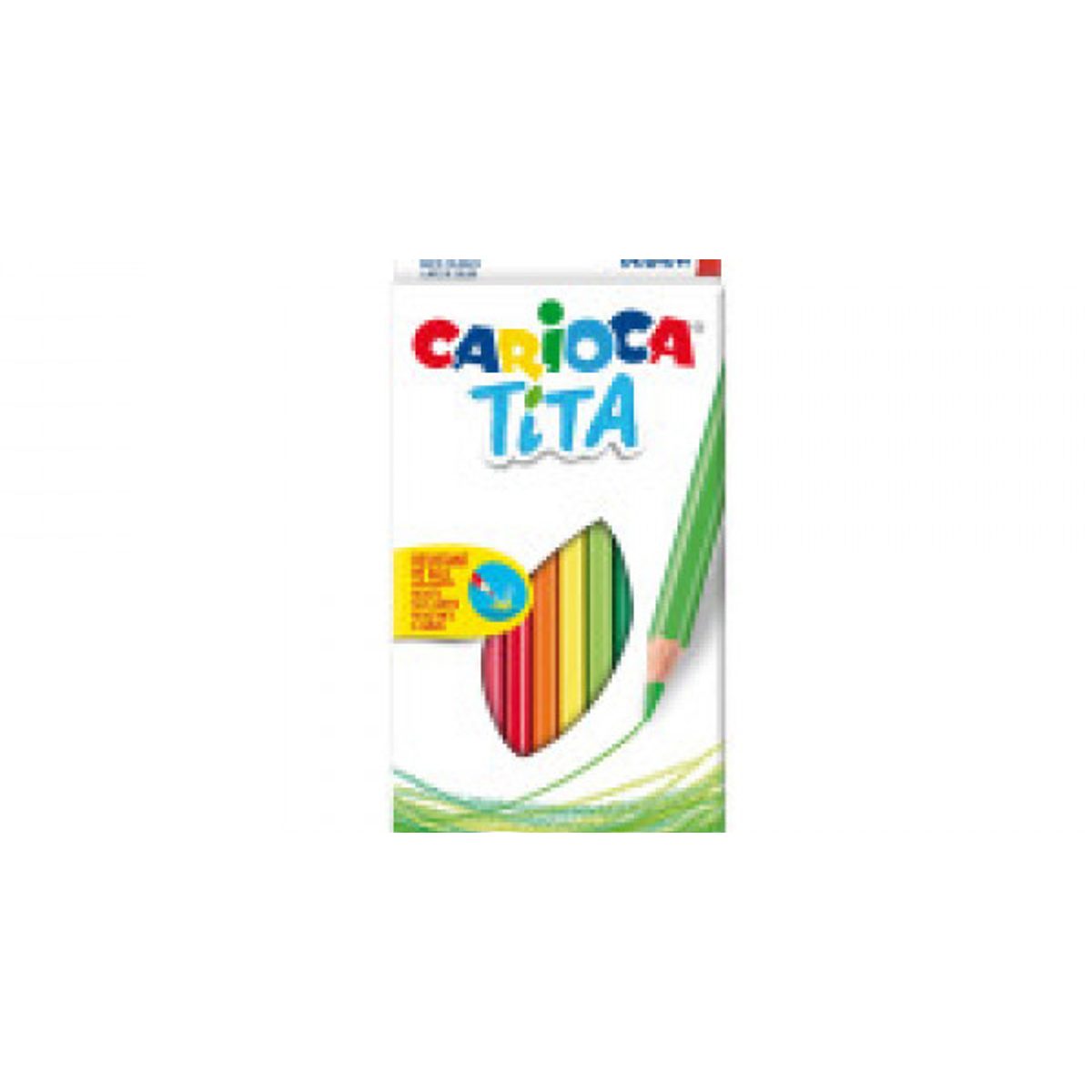 تلوين خشبية إيطالية 12 لون CARIOCA TITA