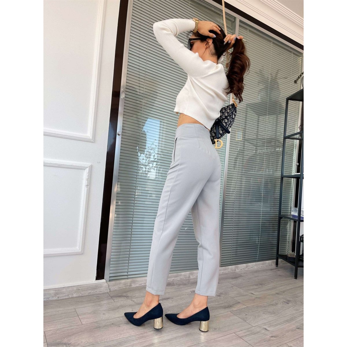 بنطلون زارا - رصاصي 2