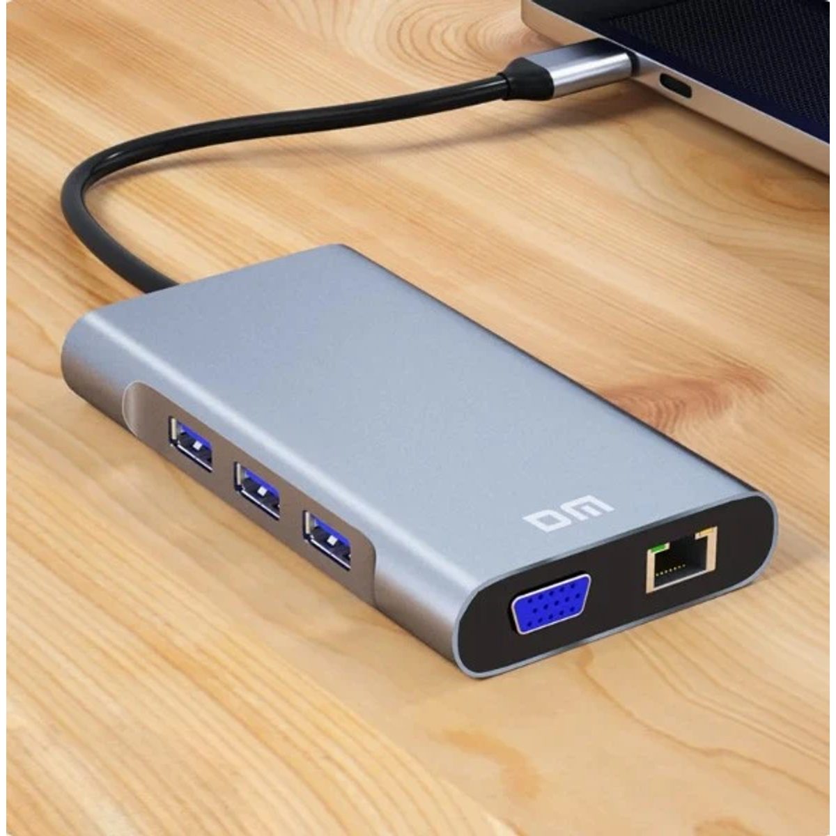 DM CHB055 Type C 3.1 10 in 1 USB HUB-For Industrial use موزع -تحويلة 4